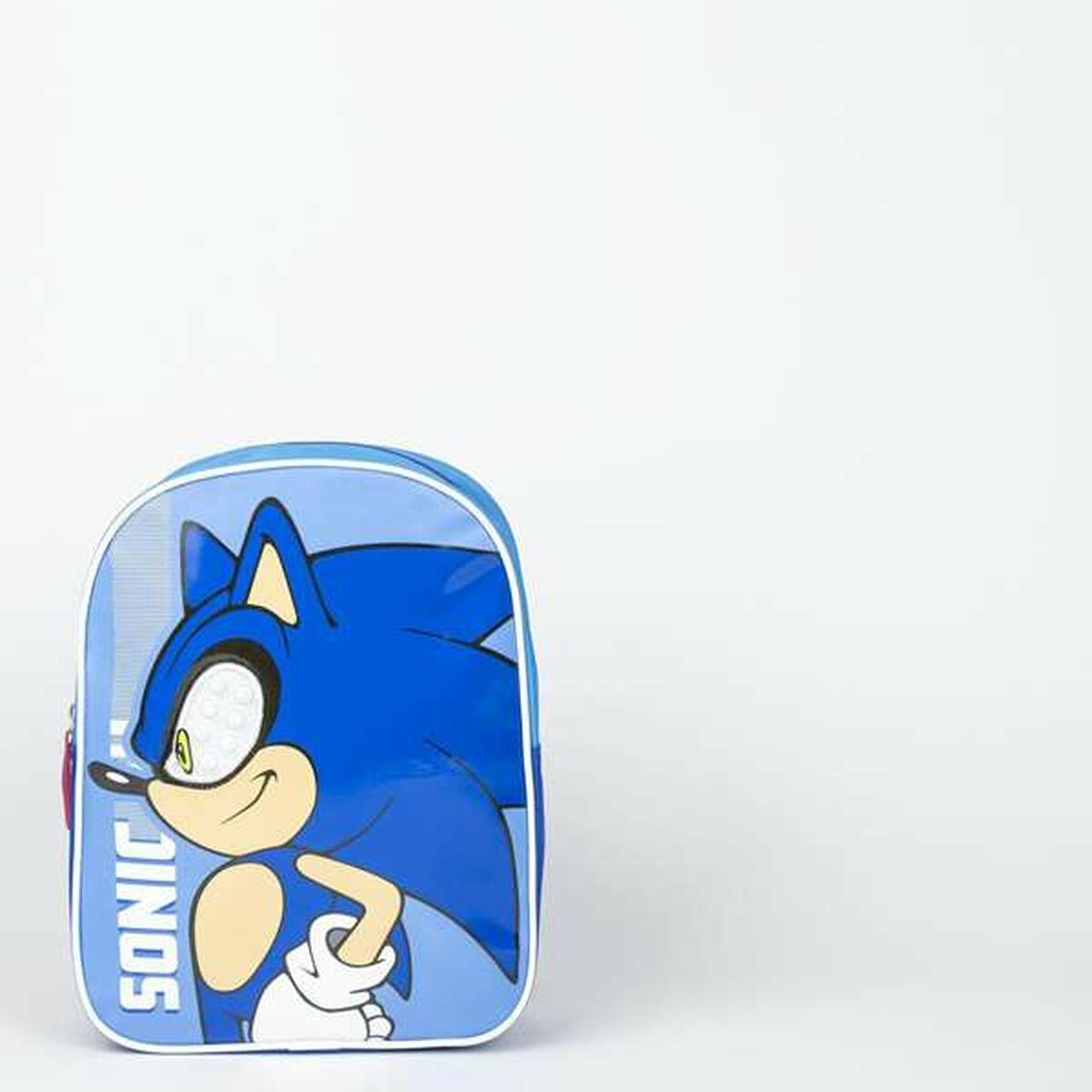 Mochila Escolar Sonic Azul 21,7 x 28,0 x 9,0 cm