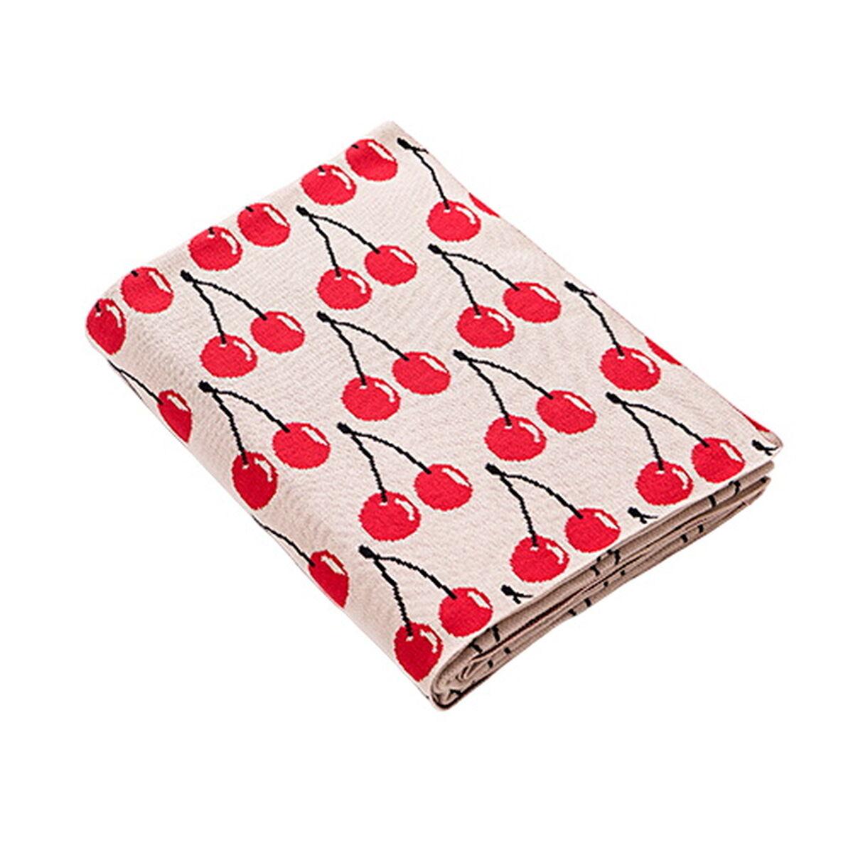 Cubrecamas Benetton Rojo Beige 140 x 190 cm