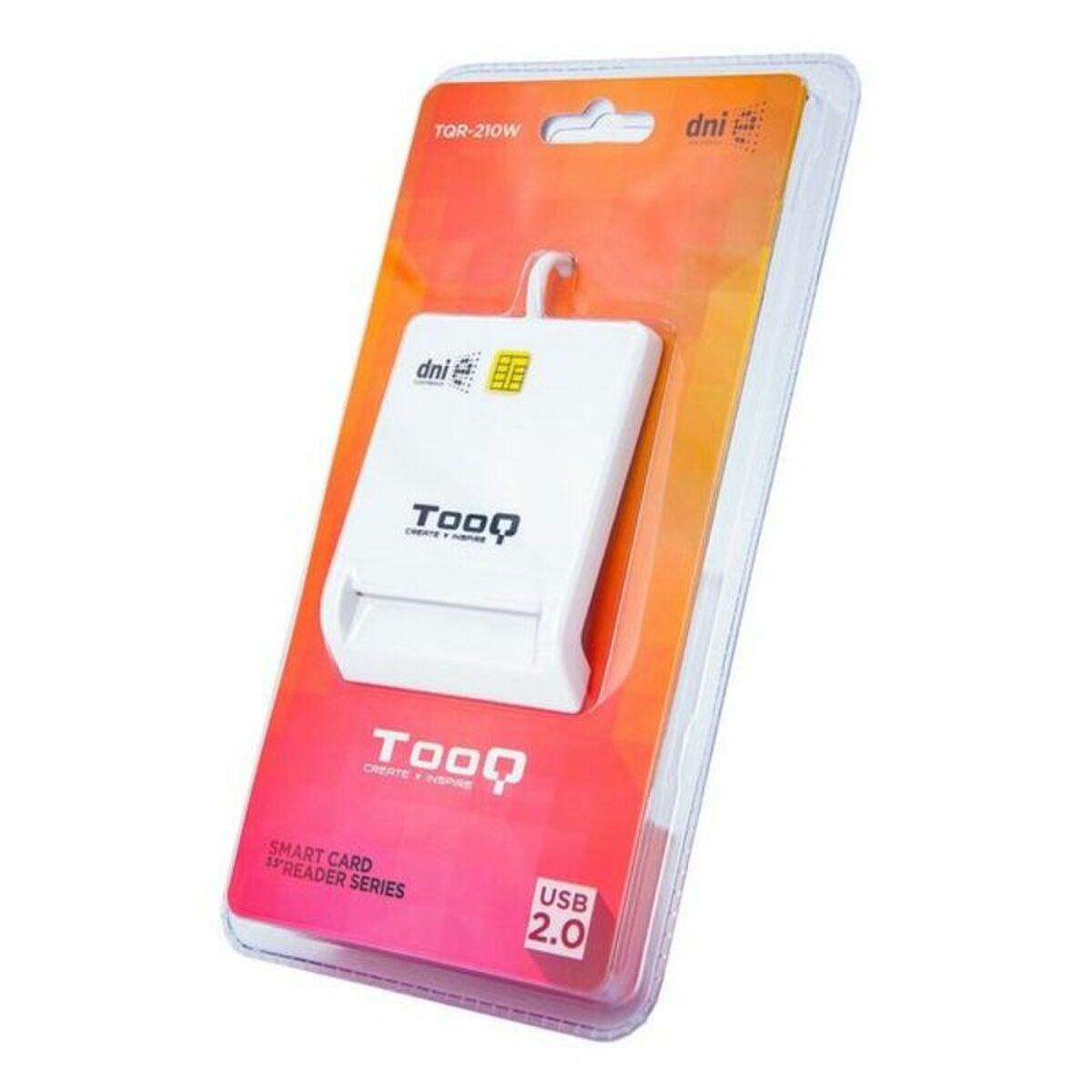 Lector de Tarjetas Inteligentes TooQ TQR-210W USB 2.0 Blanco