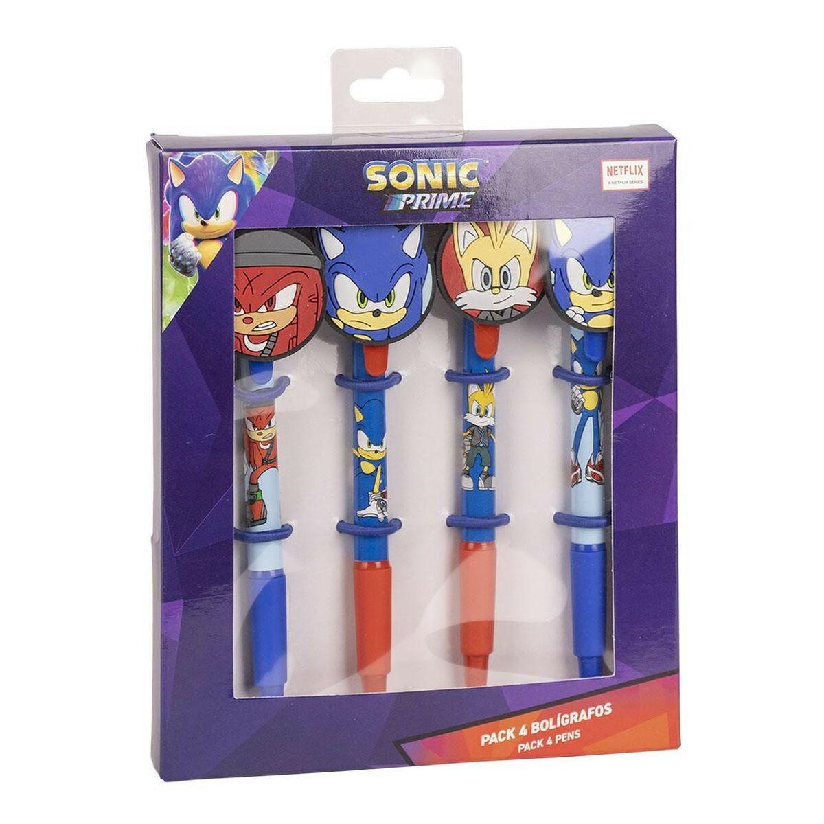 Set de Bolígrafos Sonic 4 Piezas