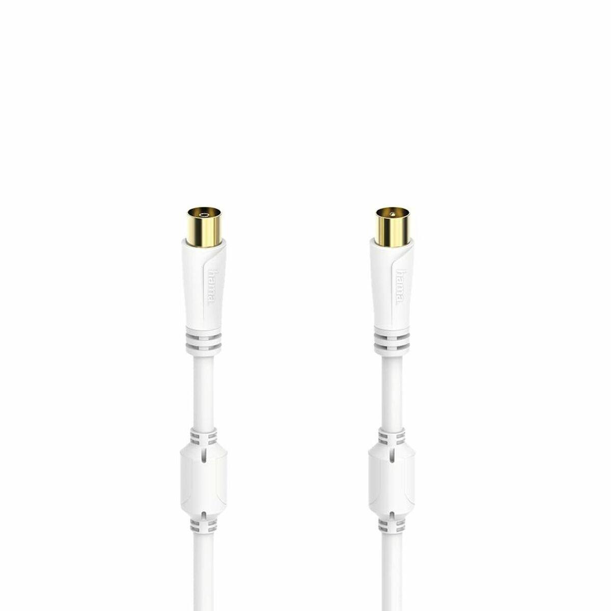 Cable de Antena Hama 00205247 Blanco 3 m