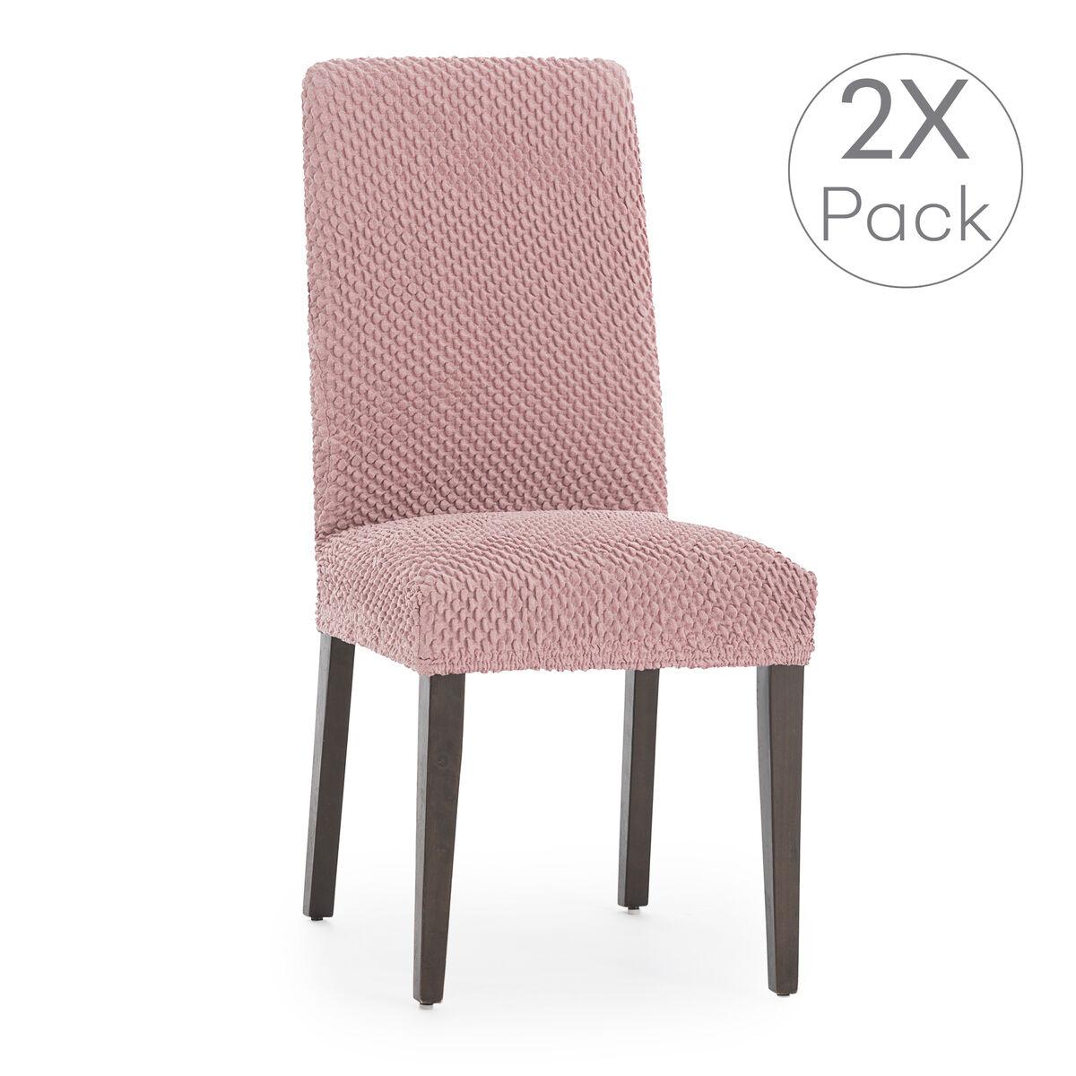 Funda para Silla Eysa THOR Rosa 50 x 55 x 50 cm 2 Unidades