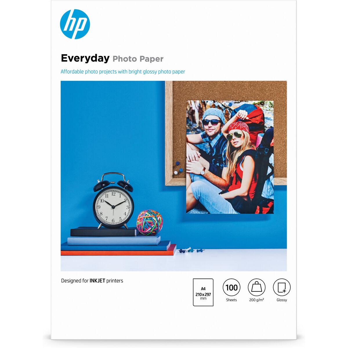 Papel Fotográfico Brillante HP Q2510A A4