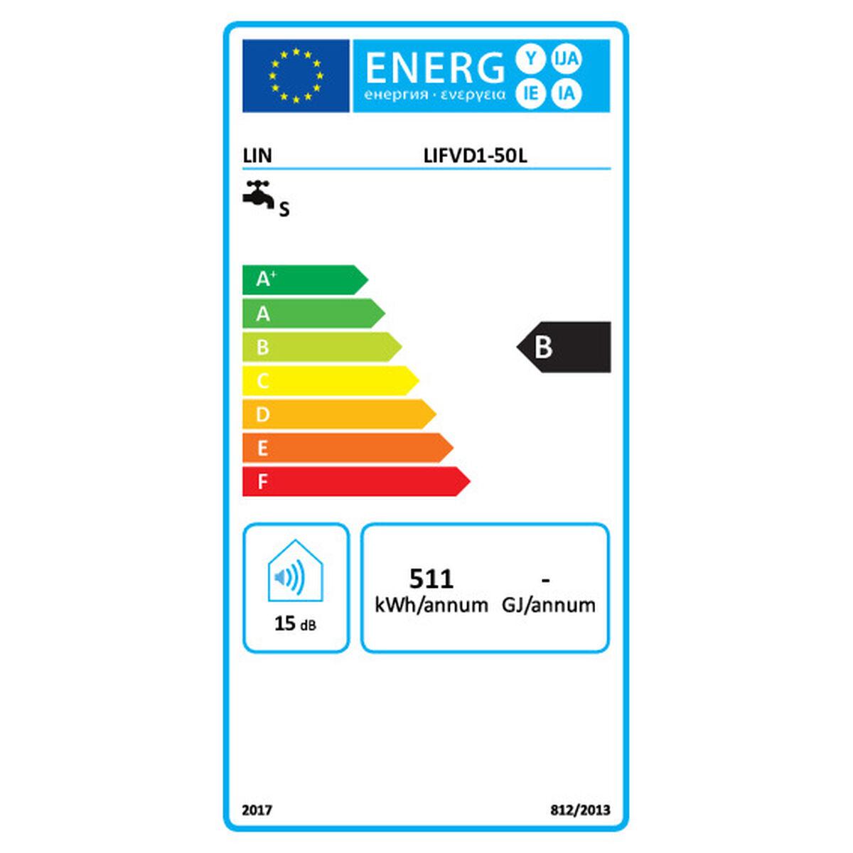 Termo Eléctrico Lin LIFVD1 50 L