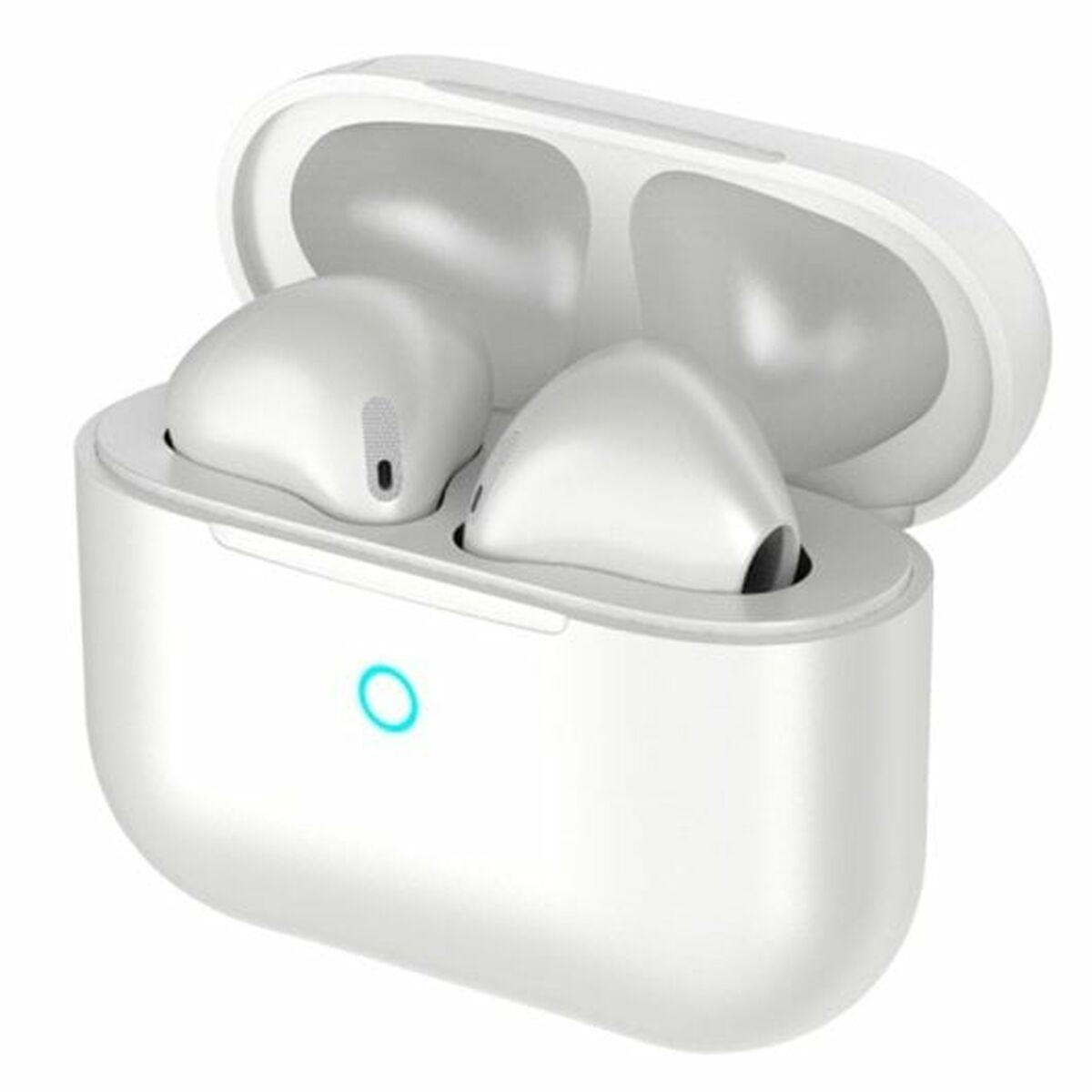 Auriculares con Micrófono PcCom Essential  Blanco