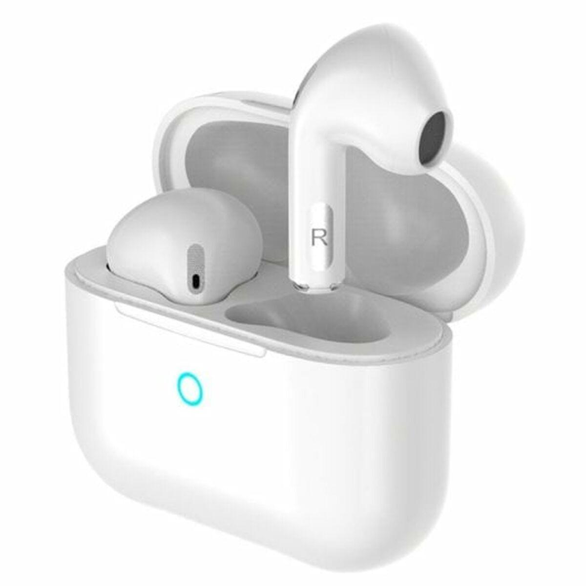 Auriculares con Micrófono PcCom Essential  Blanco