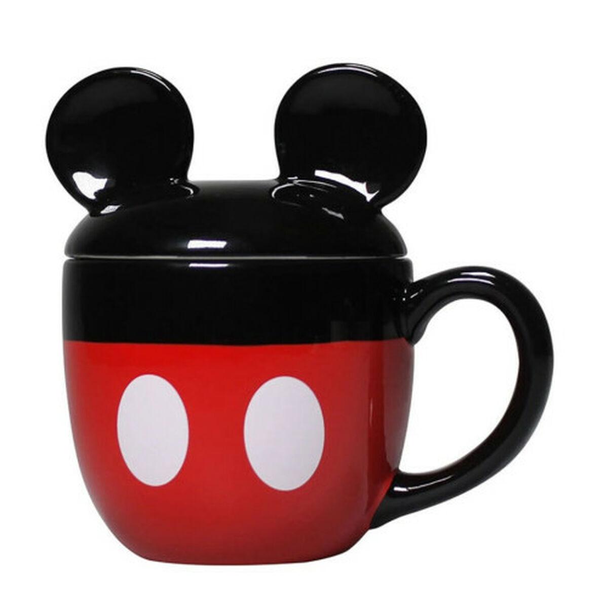 Taza Mug Mickey Mouse MUGSDC10 Negro Rojo 3D 425 ml