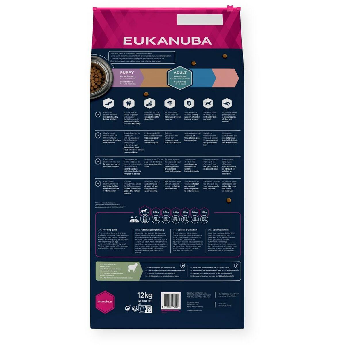 Pienso Eukanuba Grain Free Adult Large&Giant Lamb Cordero 12 kg