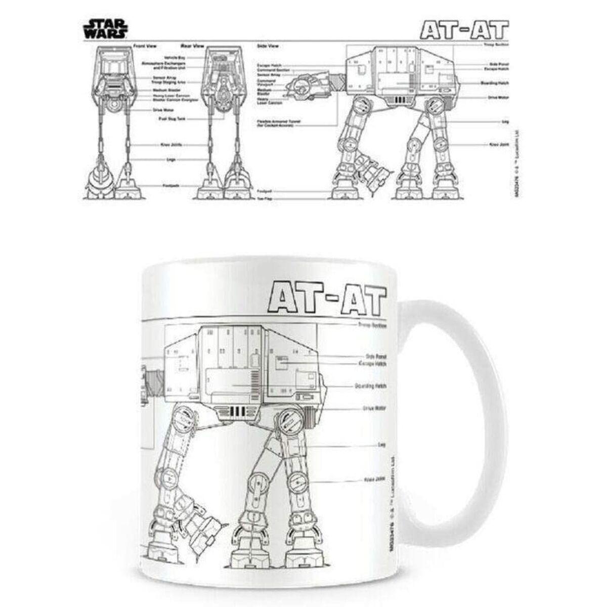 Taza Mug Star Wars AT-AT Blanco 315 ml