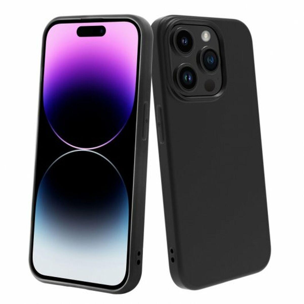Funda para Móvil Muvit iPhone 15 Pro Negro Apple