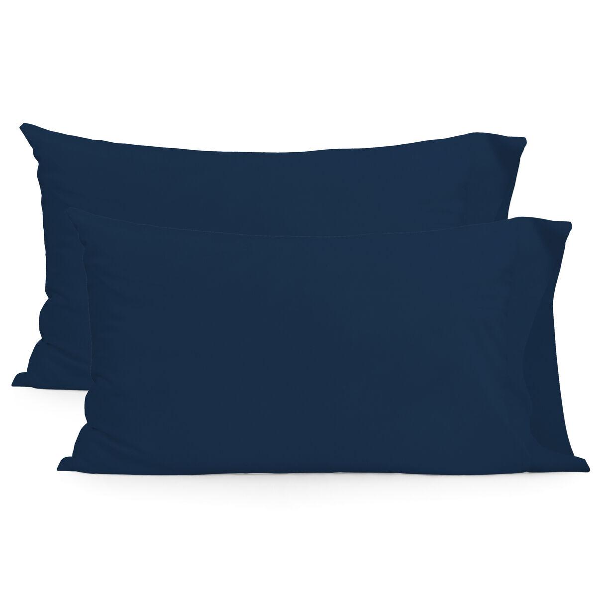 Juego de fundas de almohada HappyFriday Azul marino 50 x 75 cm 15 x 1 x 38 cm 2 Piezas
