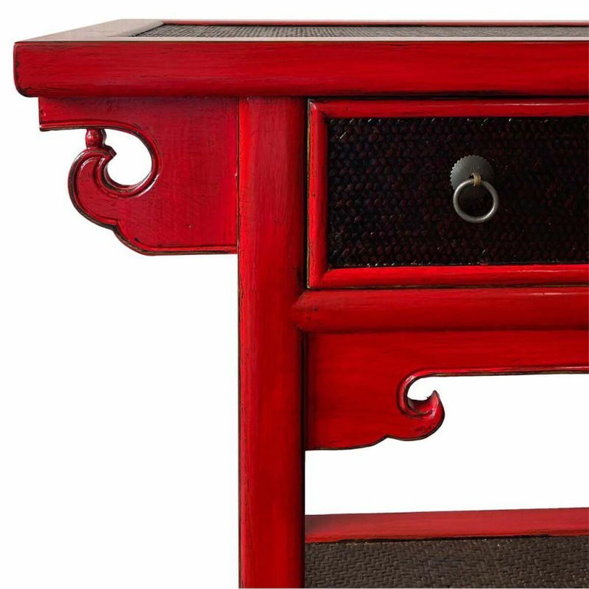 Recibidor Alexandra House Living Rojo 35 x 80 x 85 cm