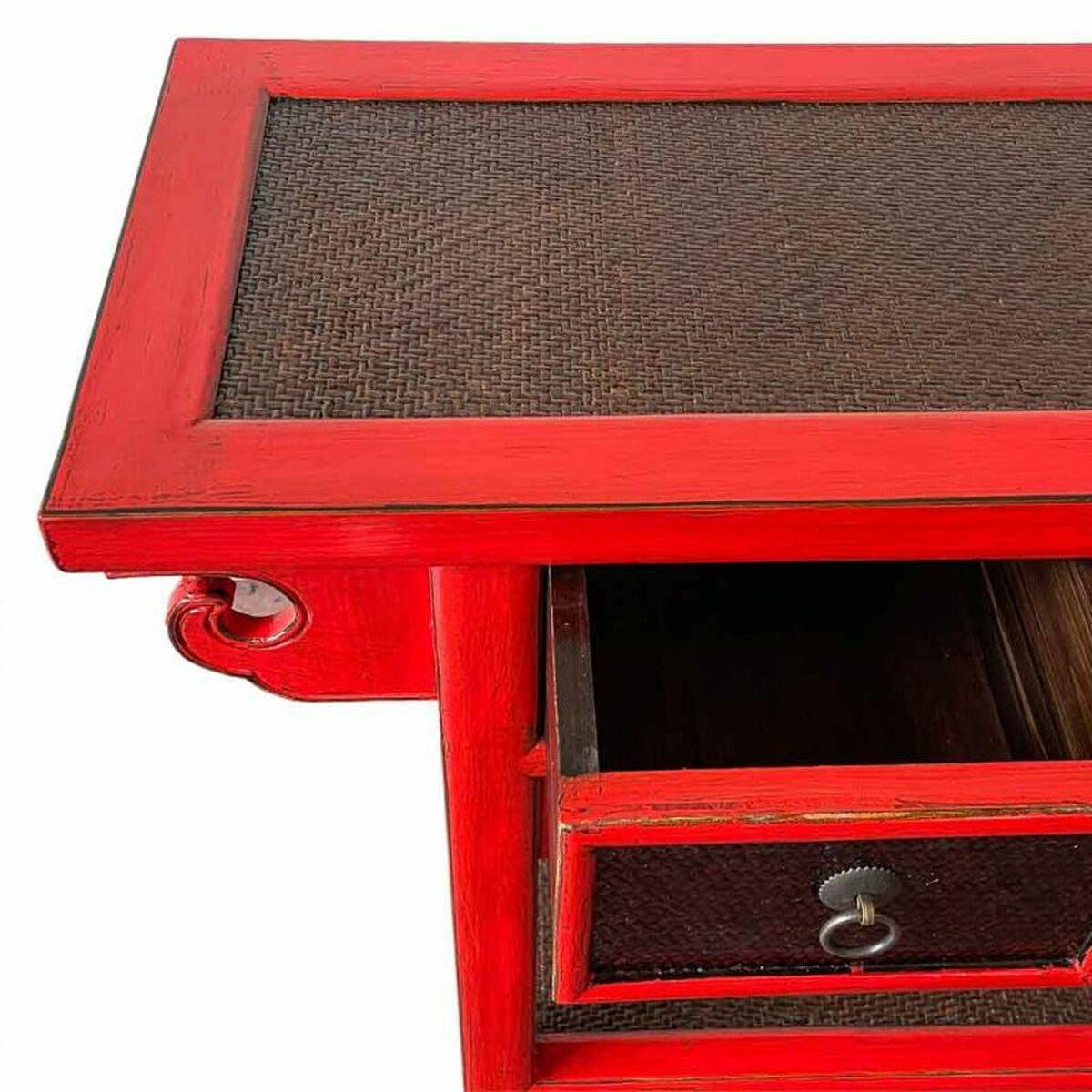 Recibidor Alexandra House Living Rojo 35 x 80 x 85 cm