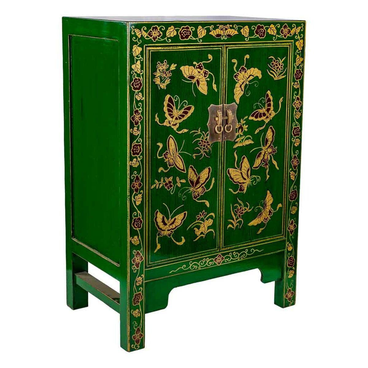 Consola Alexandra House Living Verde Madera Madera de olmo 37 x 84 x 58 cm