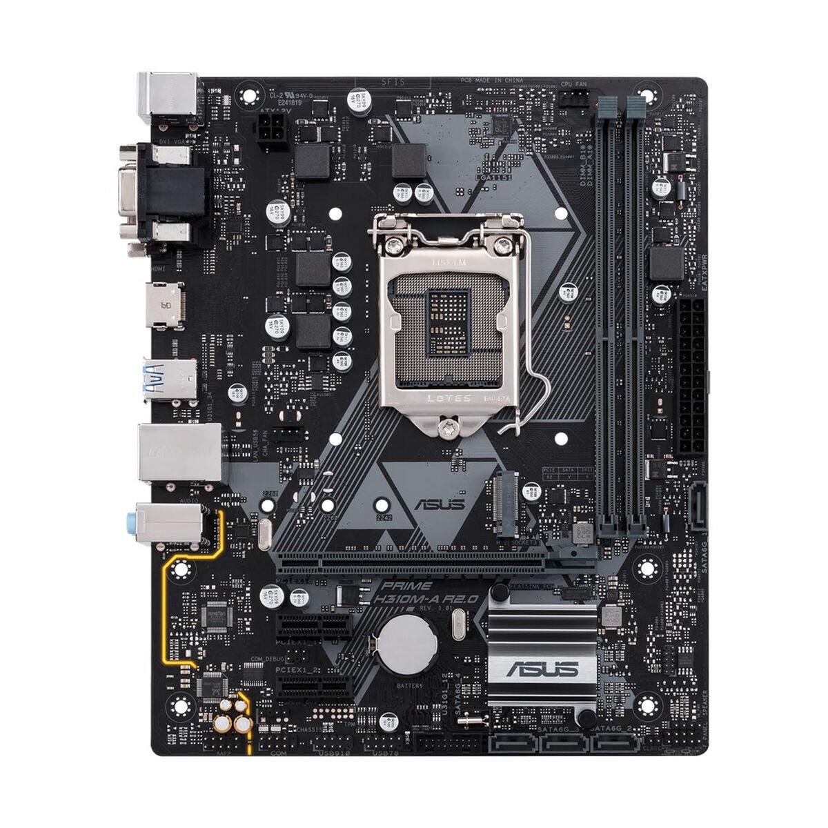 Placa Base Asus PRIME H310M-A R2.0 mATX LGA1151 Intel H310 LGA 1151 LGA 1156 (Reacondicionado B)