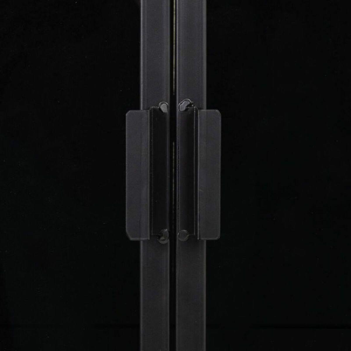 Cajonera multiusos Alexandra House Living Marrón Gris Madera Metal Vidrio 41 x 50 x 161 cm