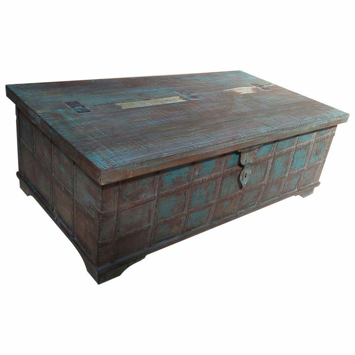 Baúl Alexandra House Living Madera Reciclada 72 x 47 x 133 cm