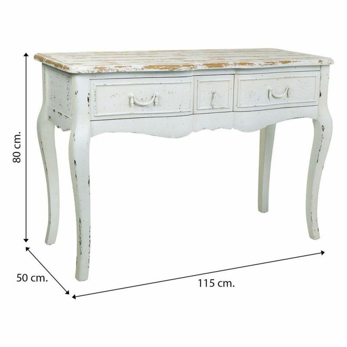 Recibidor Alexandra House Living Blanco 50 x 80 x 115 cm