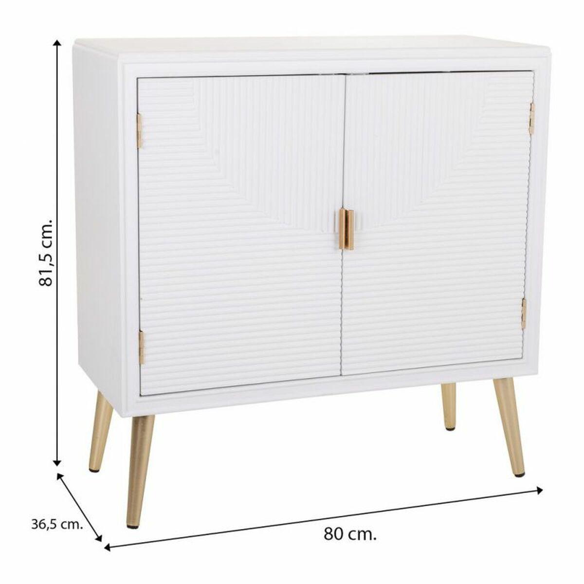 Recibidor Alexandra House Living Dorado 36 x 81 x 80 cm