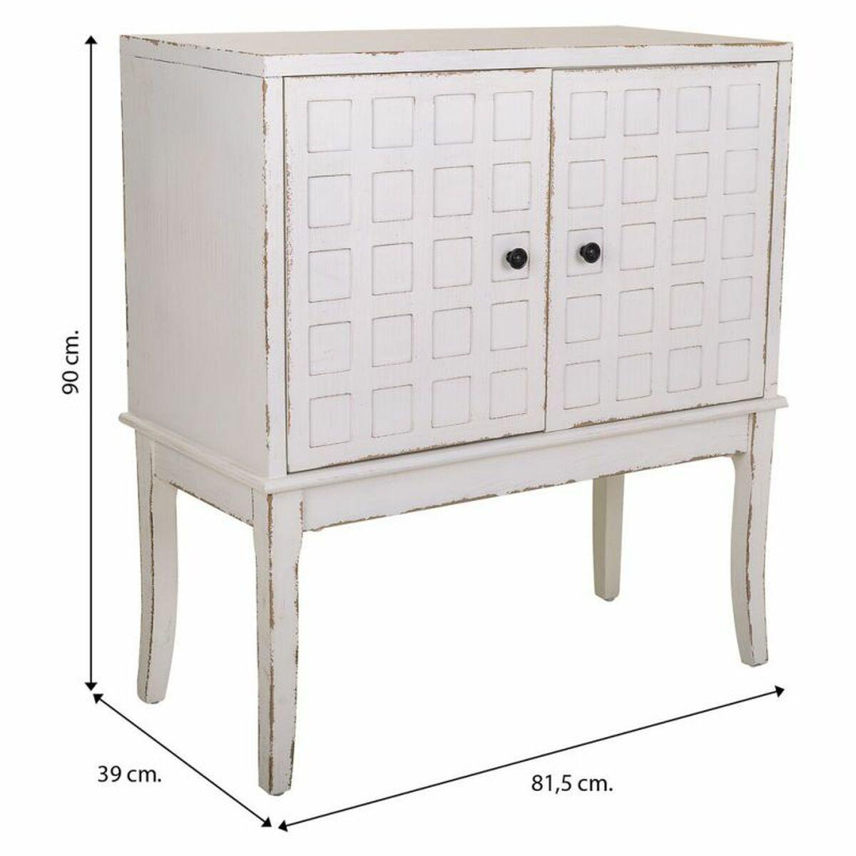 Recibidor Alexandra House Living Blanco 39 x 90 x 81 cm