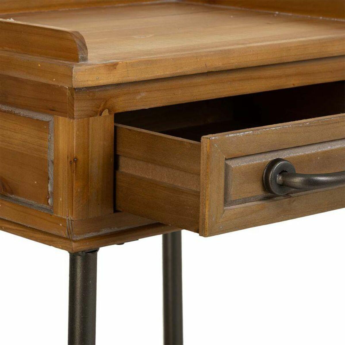 Recibidor con Cajones Alexandra House Living Marrón Metal Madera de abeto Madera MDF 38 x 82 x 50 cm