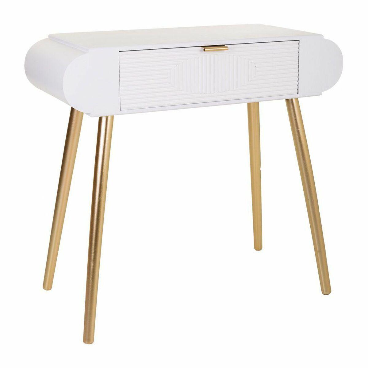 Recibidor Alexandra House Living Dorado 38 x 77 x 84 cm