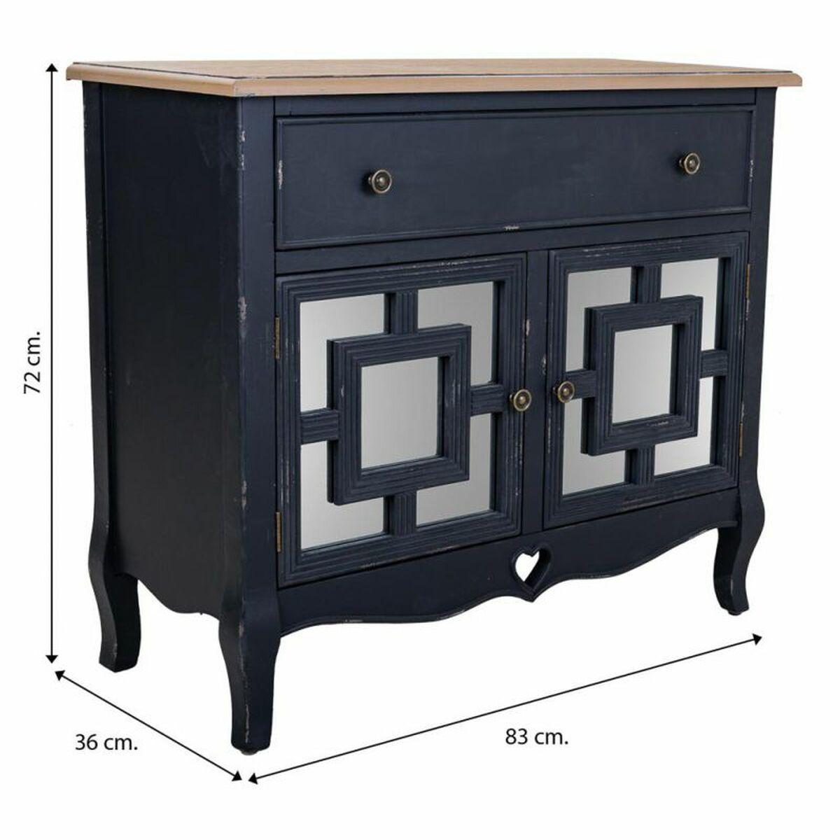 Recibidor con Cajones Alexandra House Living Negro 36 x 72 x 83 cm