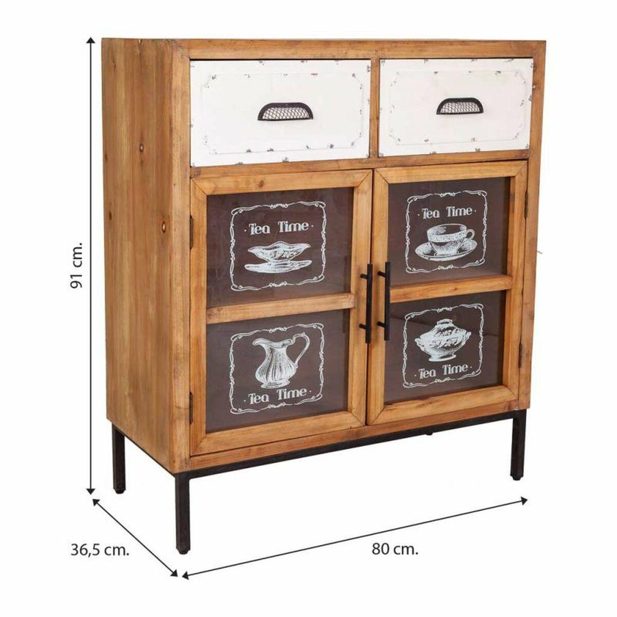 Recibidor Alexandra House Living Natural 36 x 91 x 80 cm