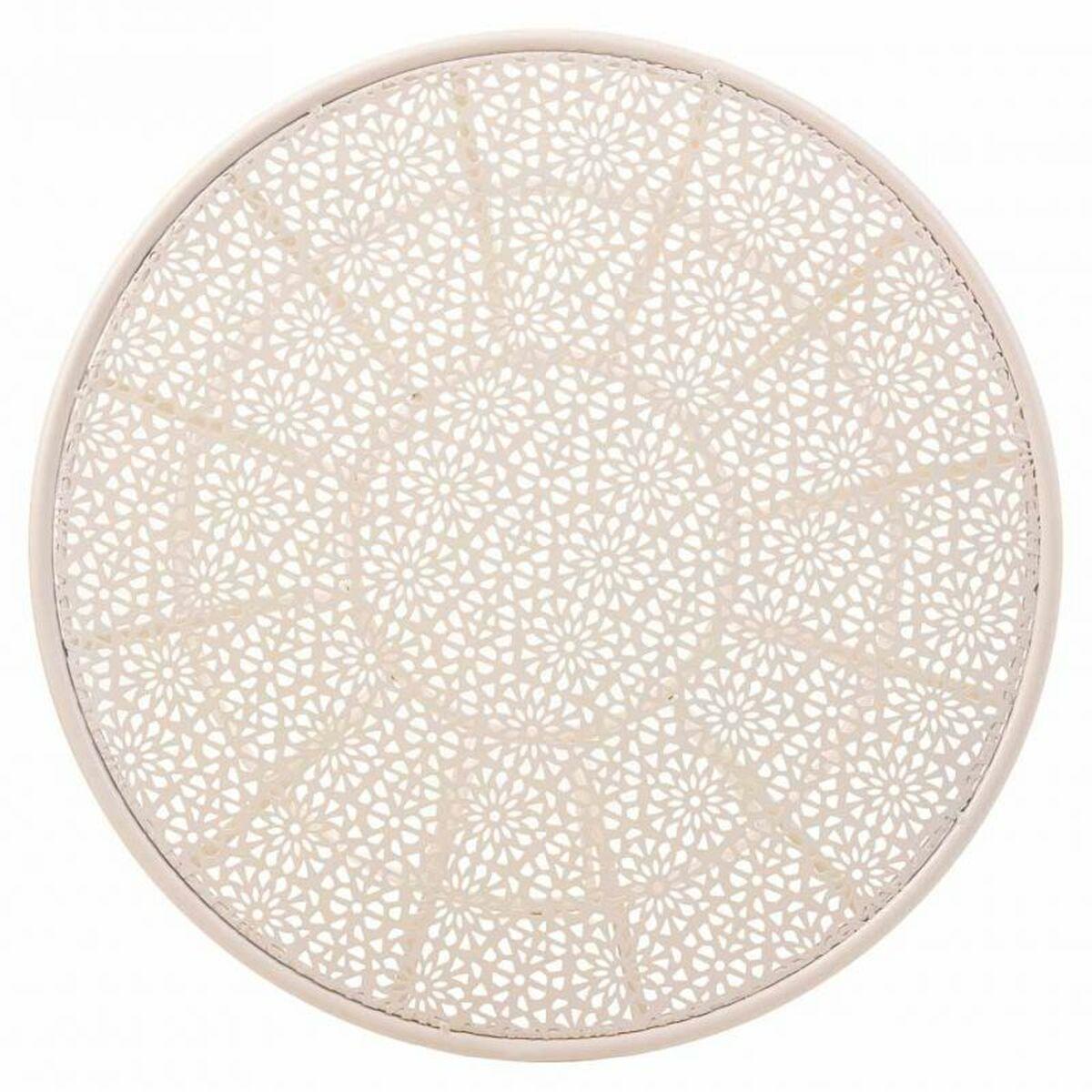 Mesa auxiliar Alexandra House Living Blanco Hierro 20 x 50 x 21 cm