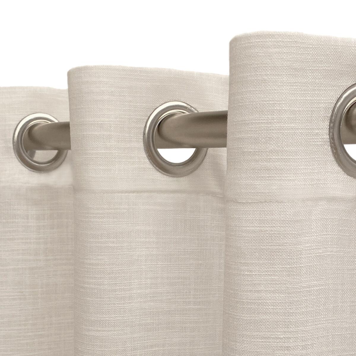Cortina Alexandra House Living Jade Natural 200 x 270 x 1 cm Translúcido