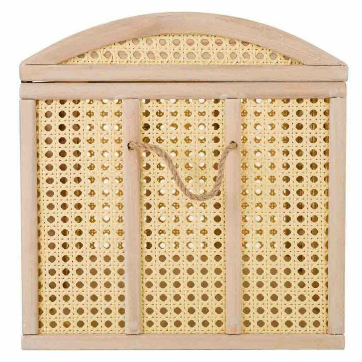 Baúl Alexandra House Living Natural Plástico Madera MDF 52 x 31 x 51 cm