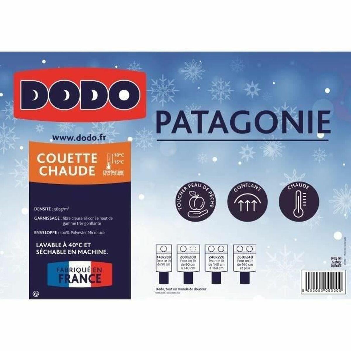 Edredón DODO Patagonia Blanco 380 g/m² 140 x 200 cm