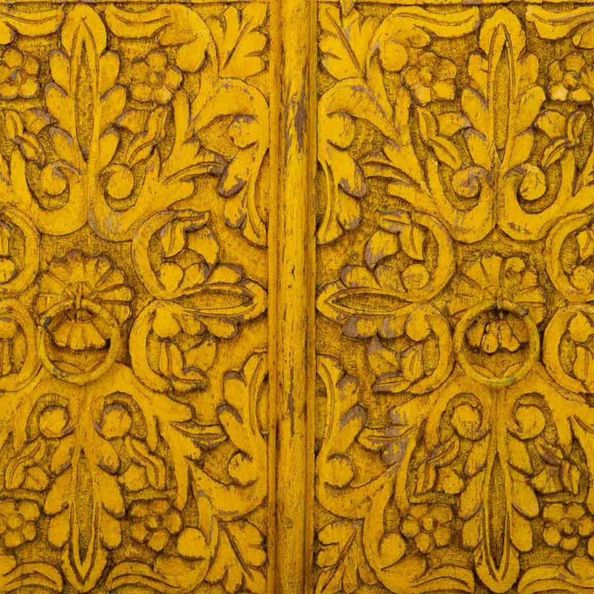 Aparador Alexandra House Living Amarillo Madera 42 x 70 x 85 cm