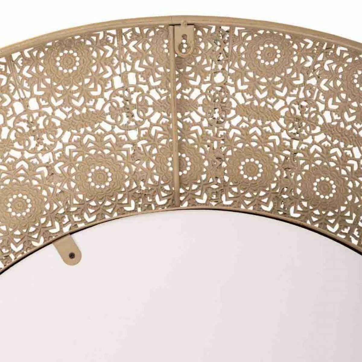 Espejo de pared Alexandra House Living Dorado 4 x 83 x 83 cm Círculo