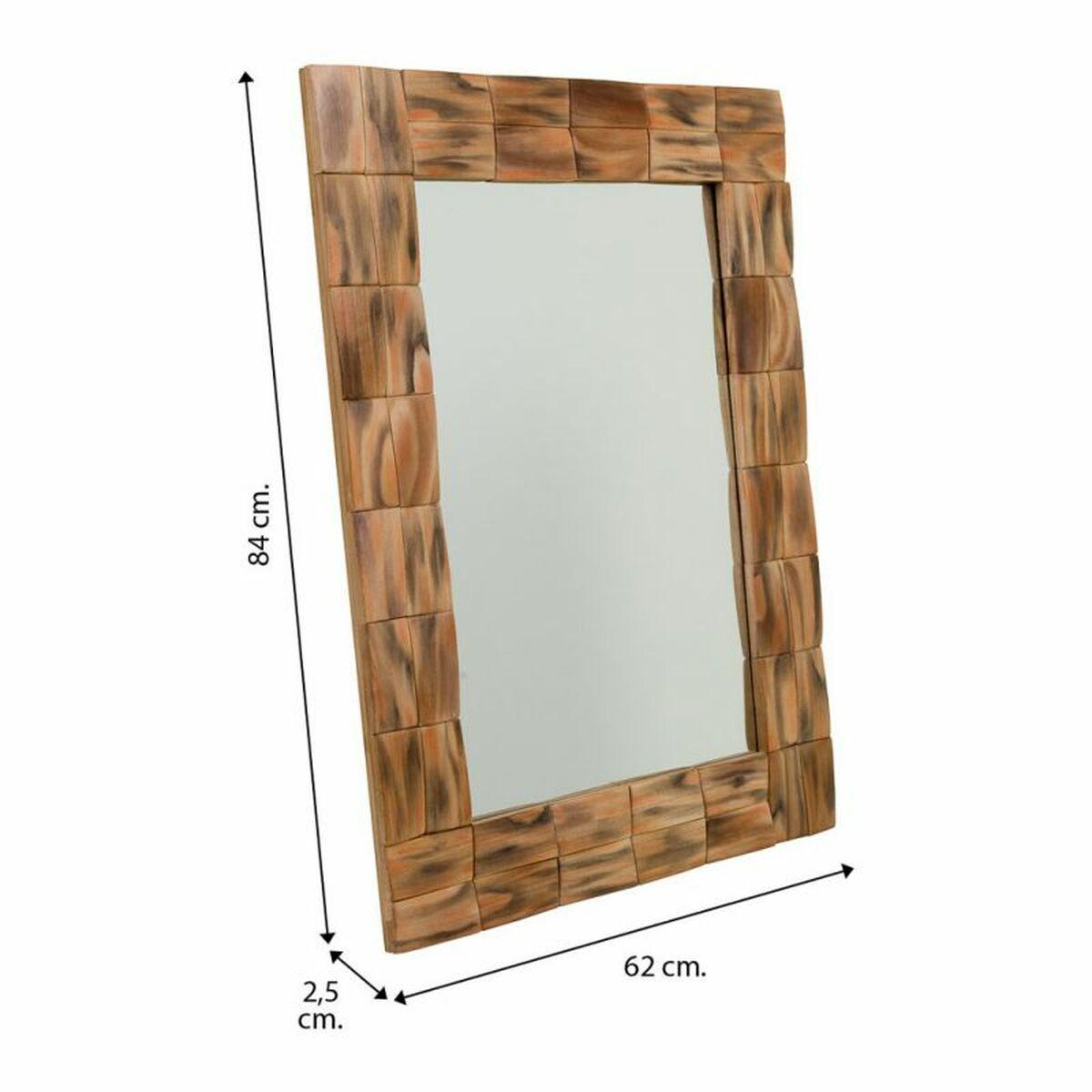 Espejo de pared Alexandra House Living Natural 84 x 2 x 62 cm Rectangular