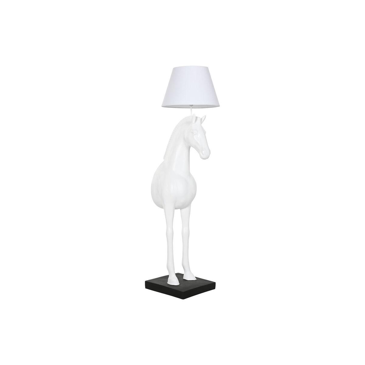 Lámpara de Pie Home ESPRIT Blanco 220 V 47 x 40 x 153 cm