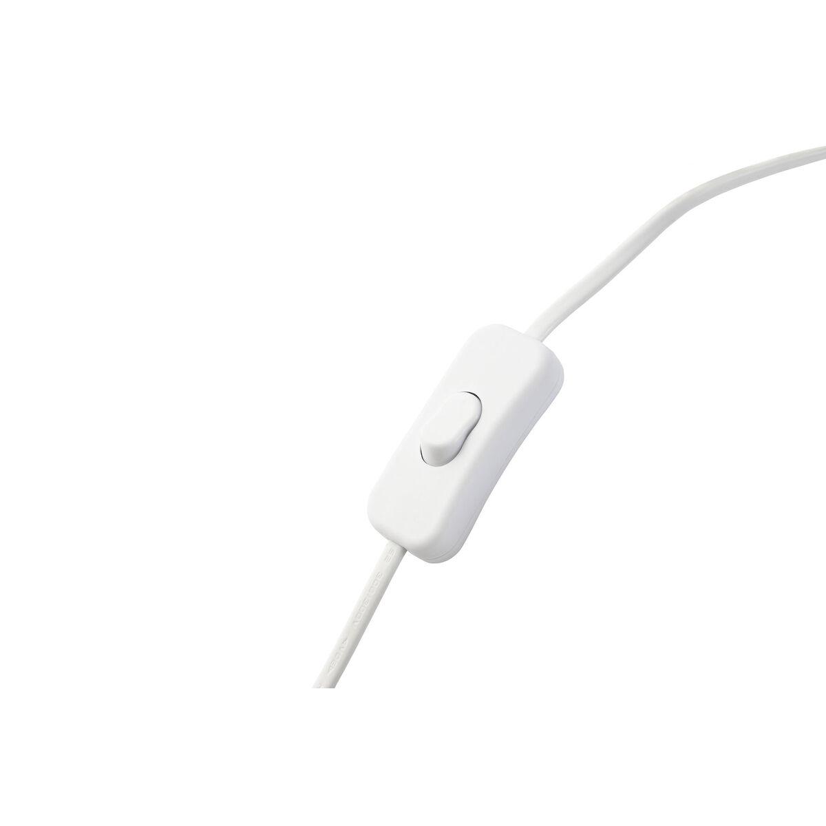Lámpara de Pared Home ESPRIT Blanco Moderno Caballo Acabado envejecido 220 V 18 x 21,5 x 50,5 cm (2 Unidades)