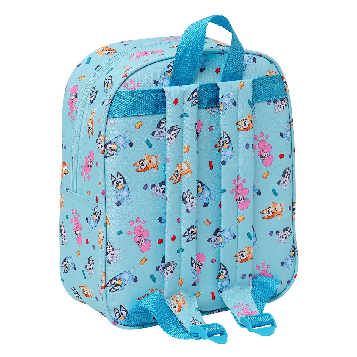 Mochila Escolar Bluey Azul cielo 22 x 27 x 10 cm 3D