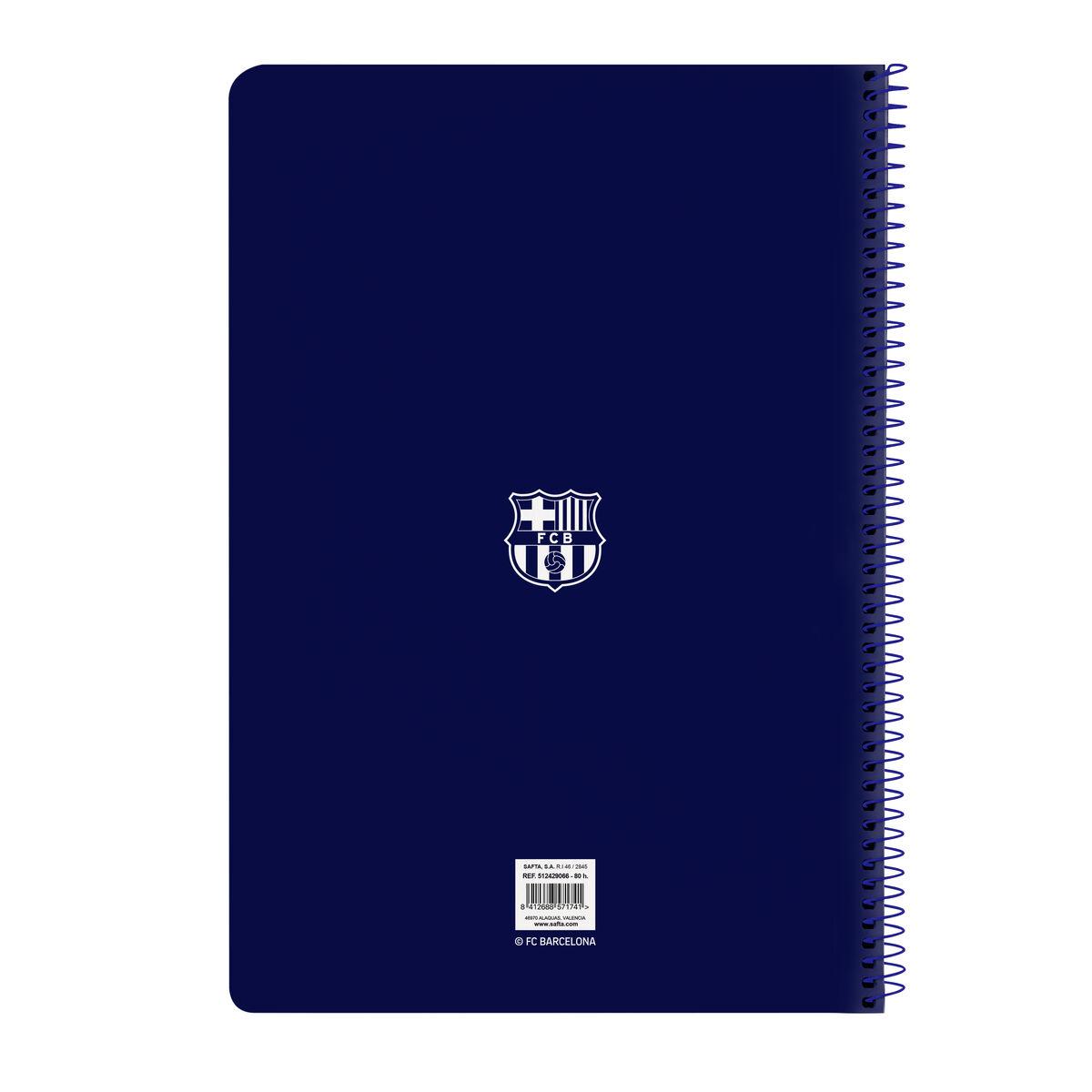 Libreta F.C. Barcelona 24/25 Granate Azul marino A4 80 Hojas