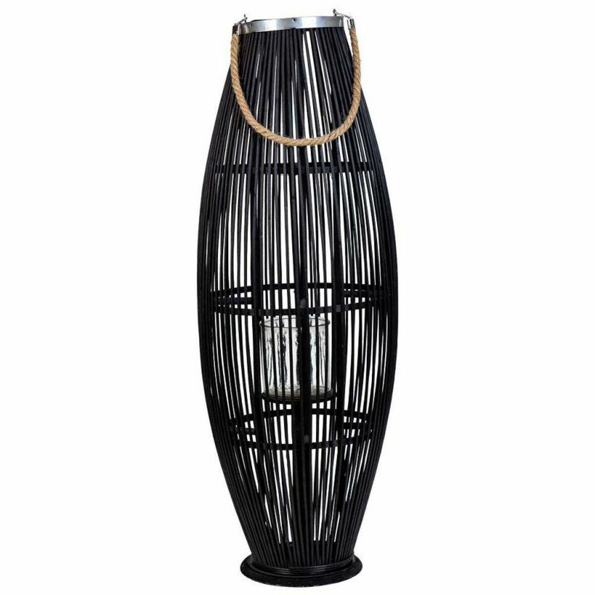 Farol Alexandra House Living Natural Bambú 34 x 95 x 34 cm