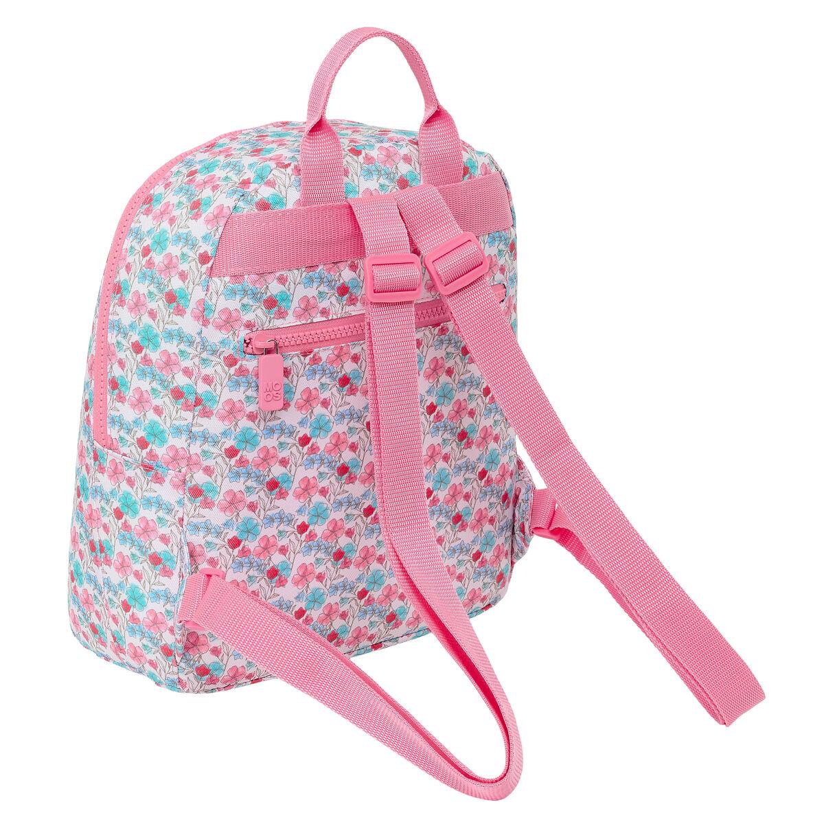 Mochila Moos Flores 25 x 30 x 13 cm