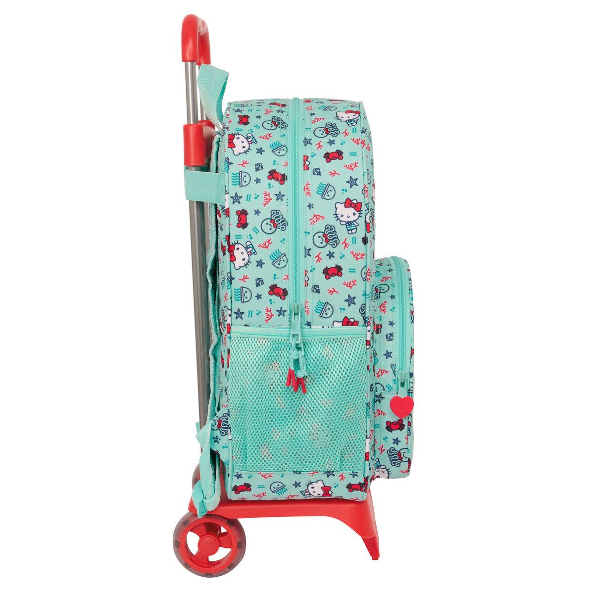 Mochila Escolar con Ruedas Hello Kitty Sea lovers