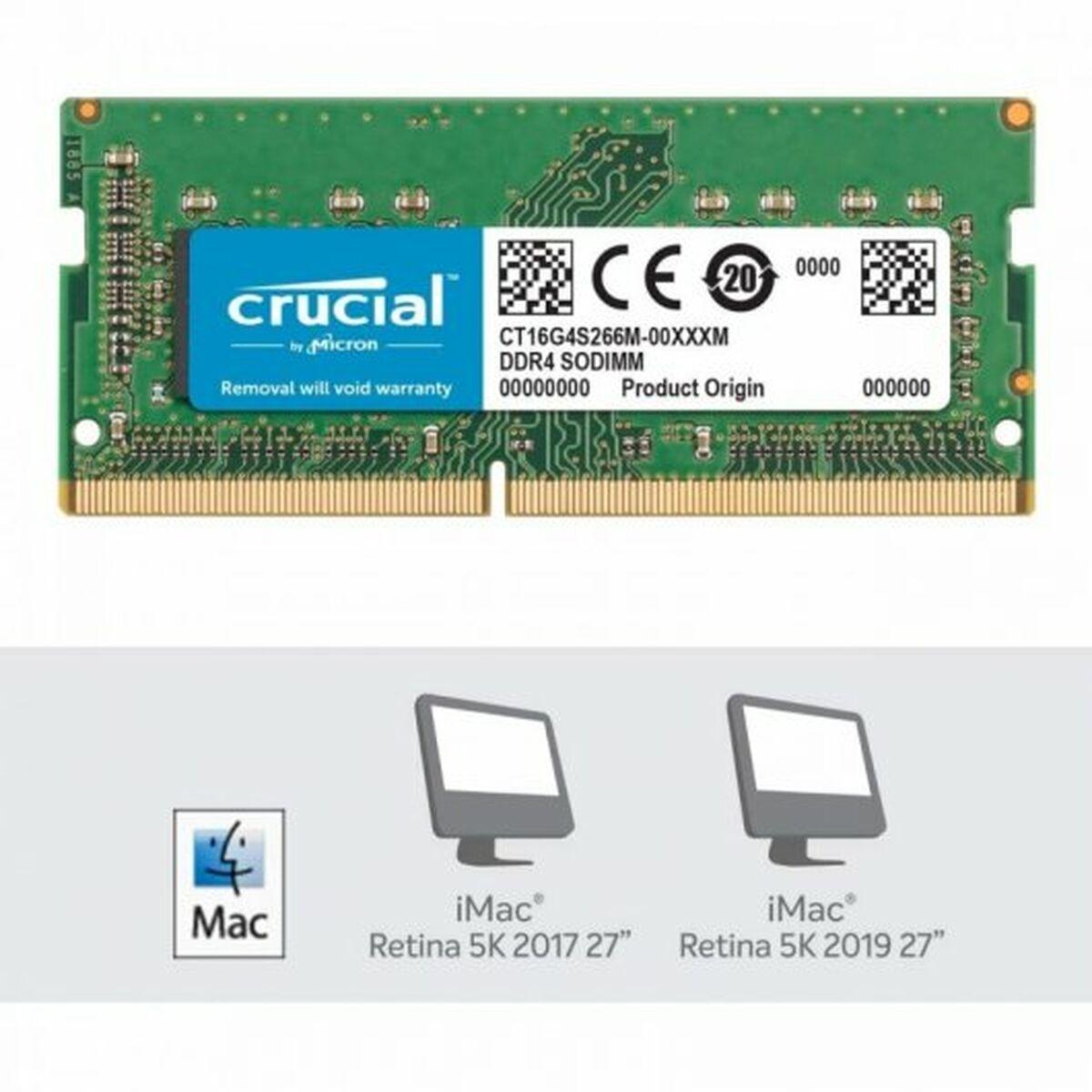 Memoria RAM Crucial CT16G4S266M 16 GB 2666 MHz CL19 DDR4