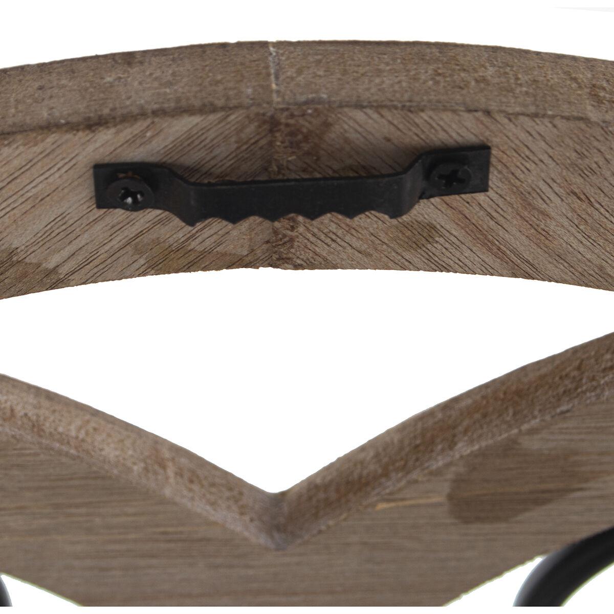 Decoración de Pared Alexandra House Living Natural Madera Metal Hierro 60 x 3 cm