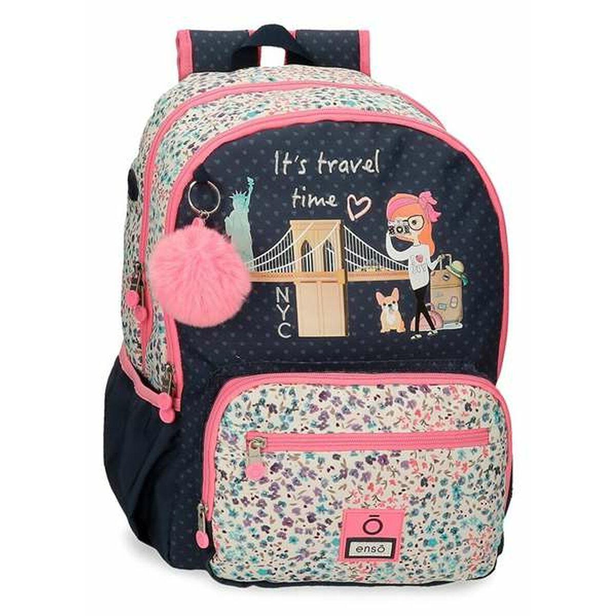 Mochila Escolar Enso Travel Time 32 x 42 x 13 cm