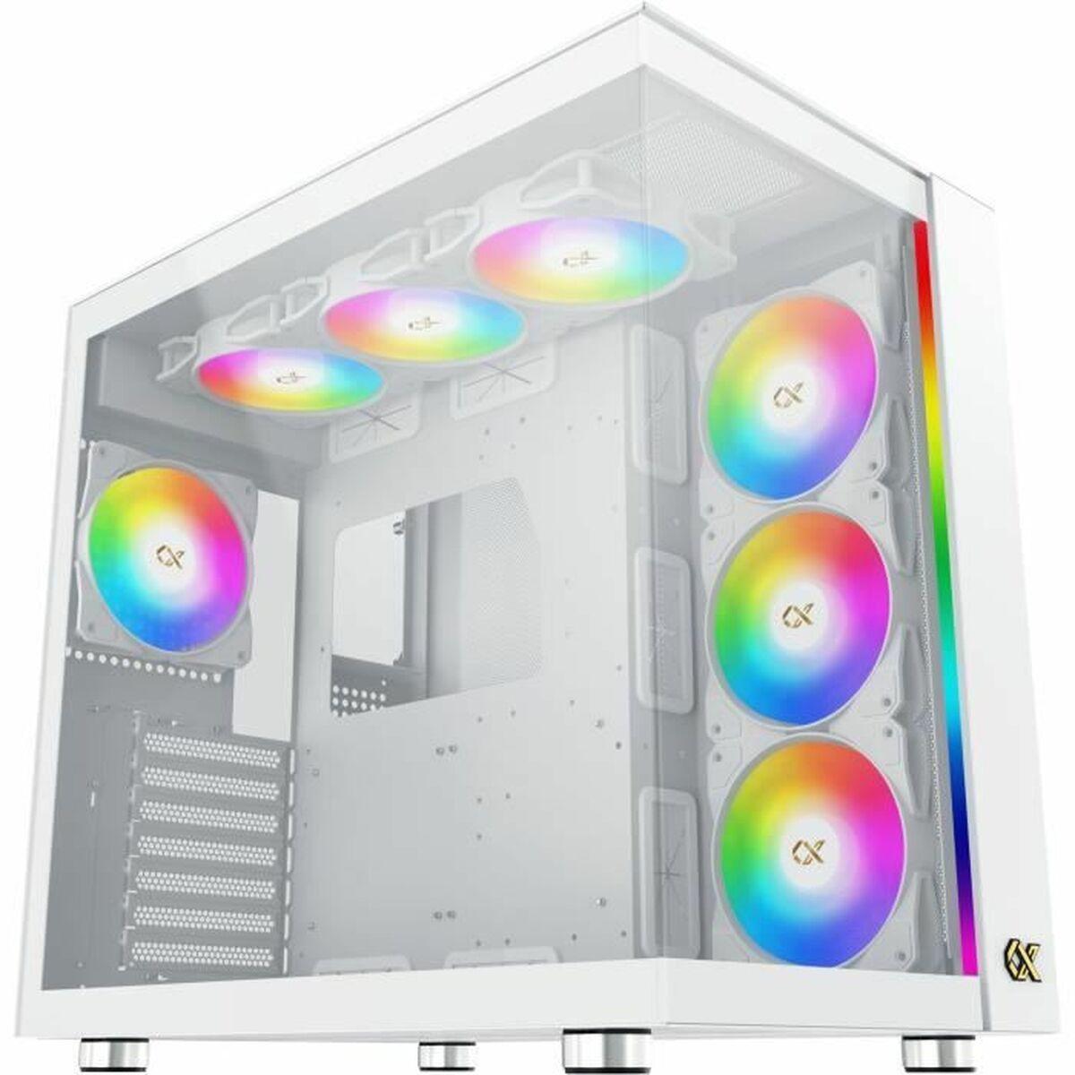 Caja Semitorre ATX XIGMATEK AQUA Ultra Air Arctic Blanco