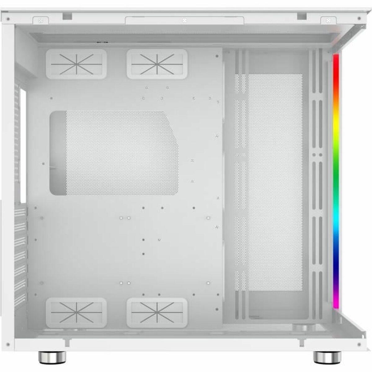 Caja Semitorre ATX XIGMATEK AQUA Ultra Air Arctic Blanco