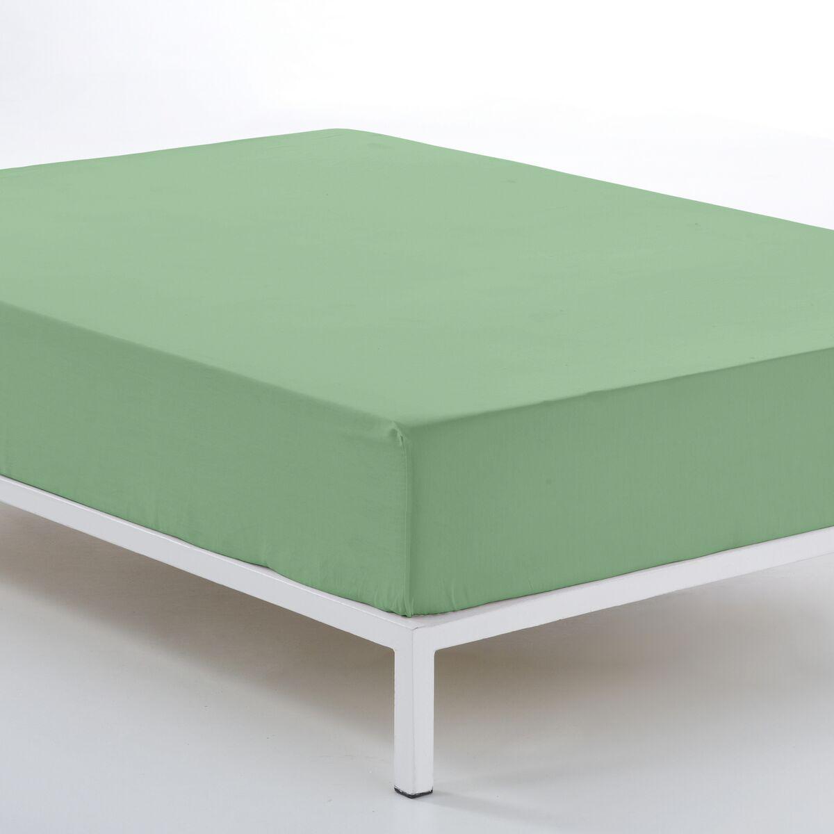 Sábana Bajera Ajustable Alexandra House Living Verde Cama de 105