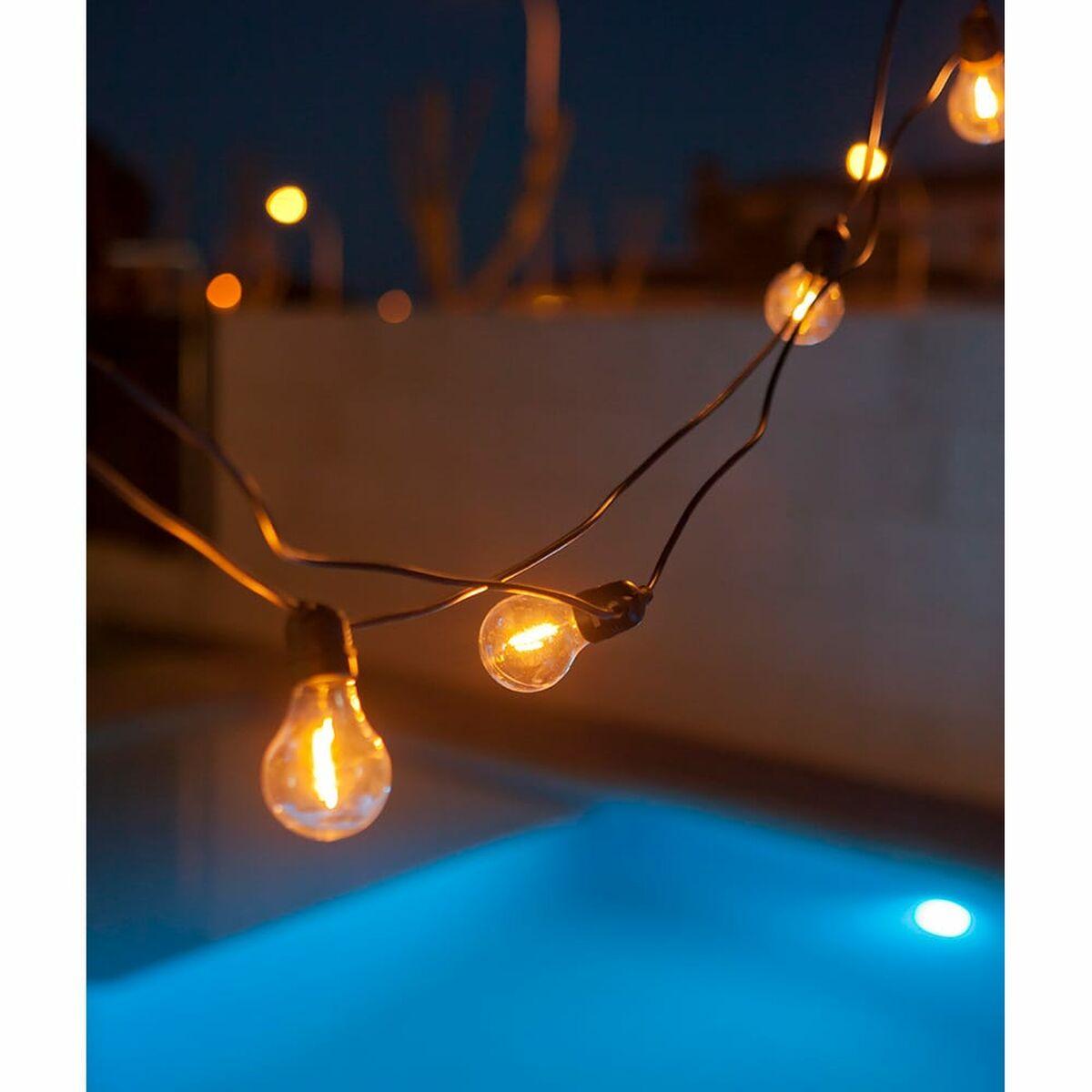Guirnalda de Luces LED New Garden Allegra Negro 8 m E27 10 350 lm