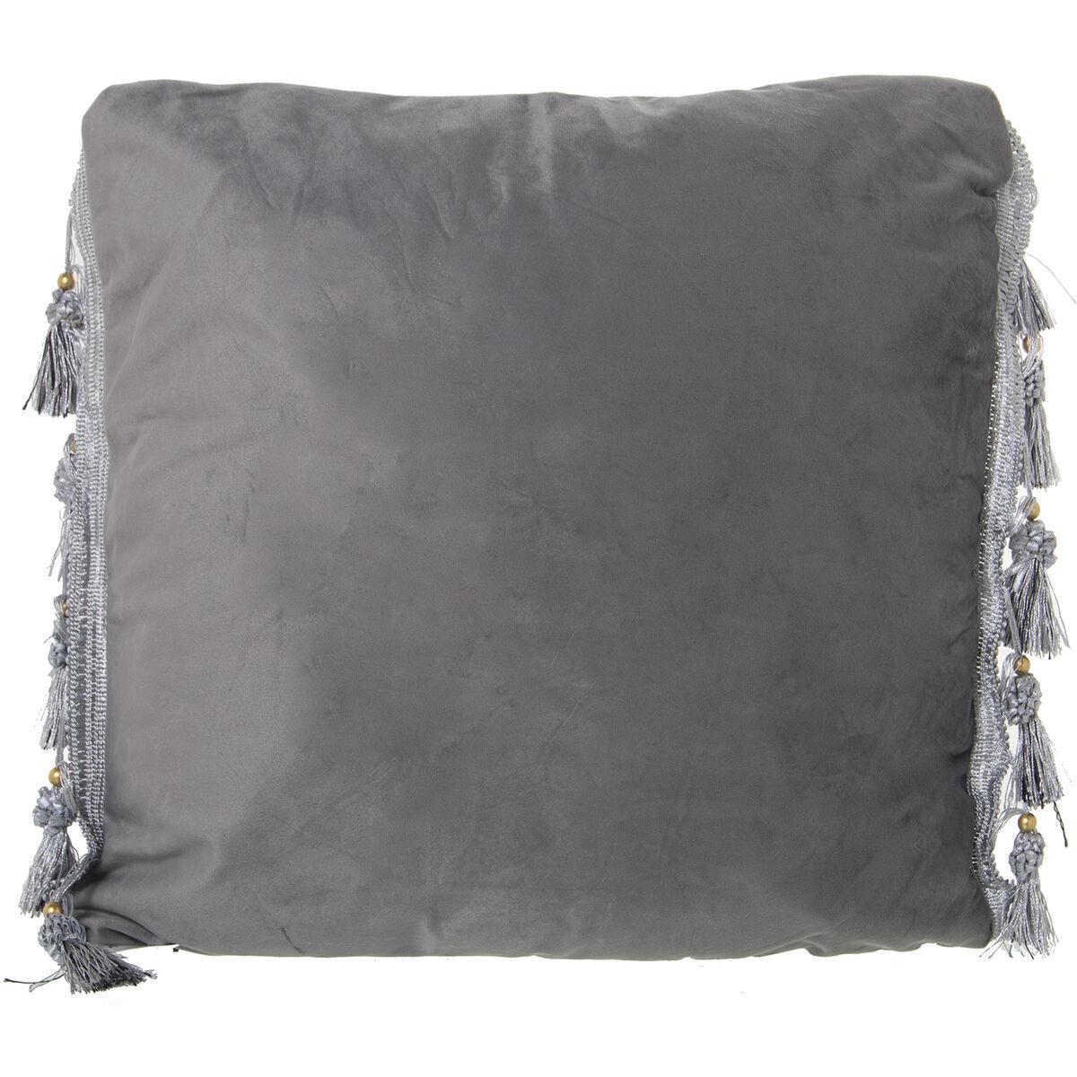 Cojín Alexandra House Living Gris Plateado Textil 45 x 45 cm